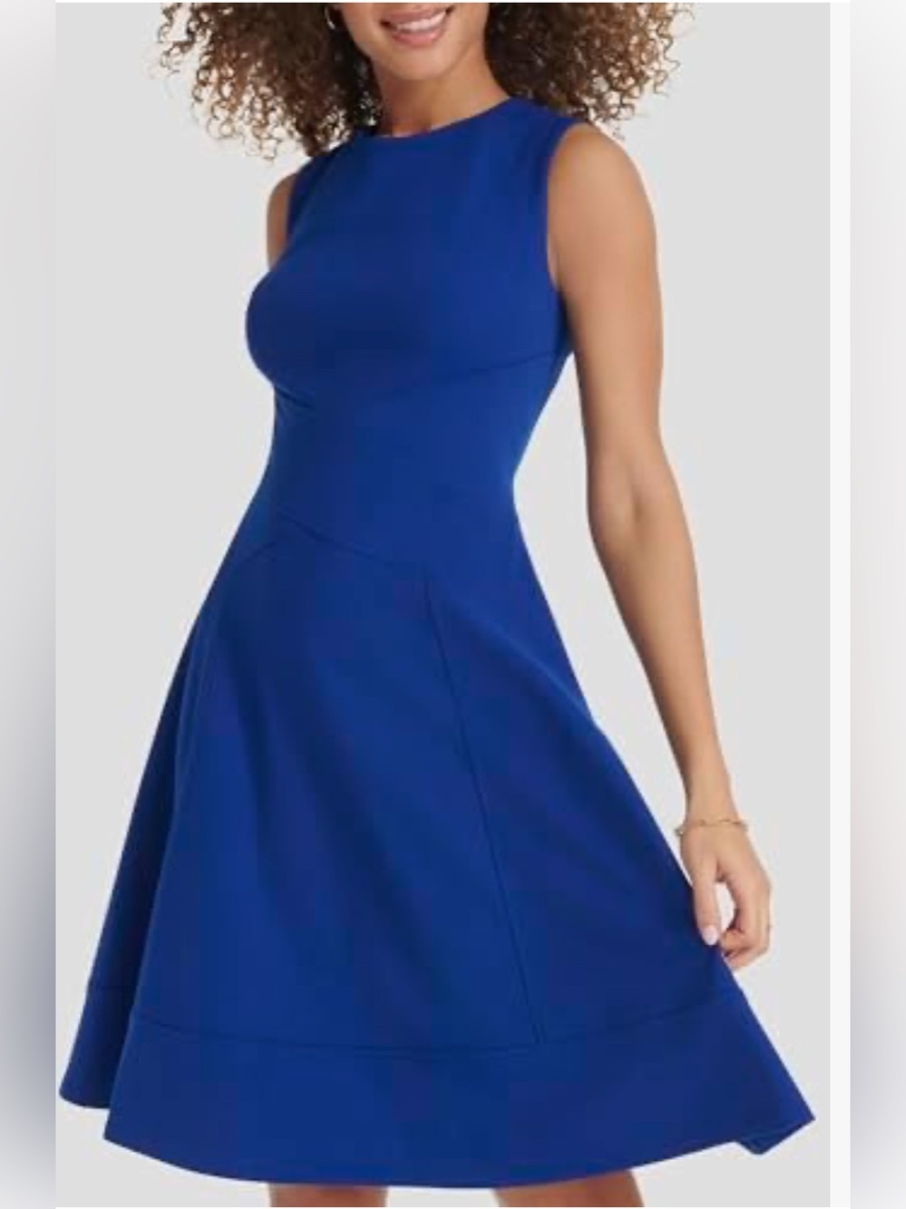Tommy Hilfiger Navy Blue Fit & Flare Dress Sz 14